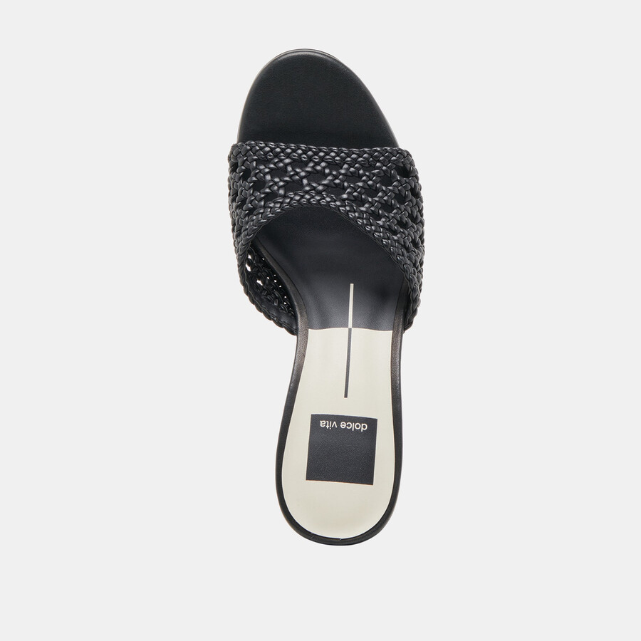 margoe heels stella nera intrecciata