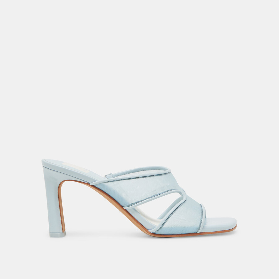 gitel tacco largo blu ghiaccio mesh