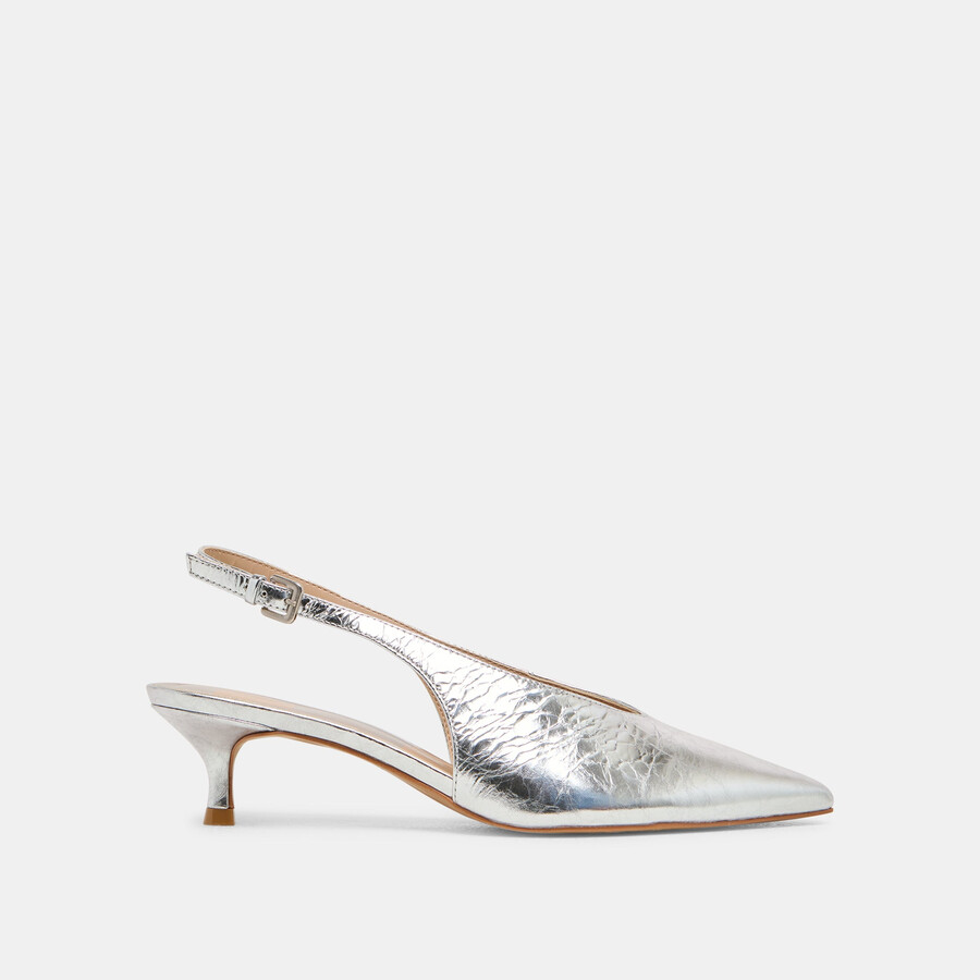 alenna heels argento pelle invecchiata