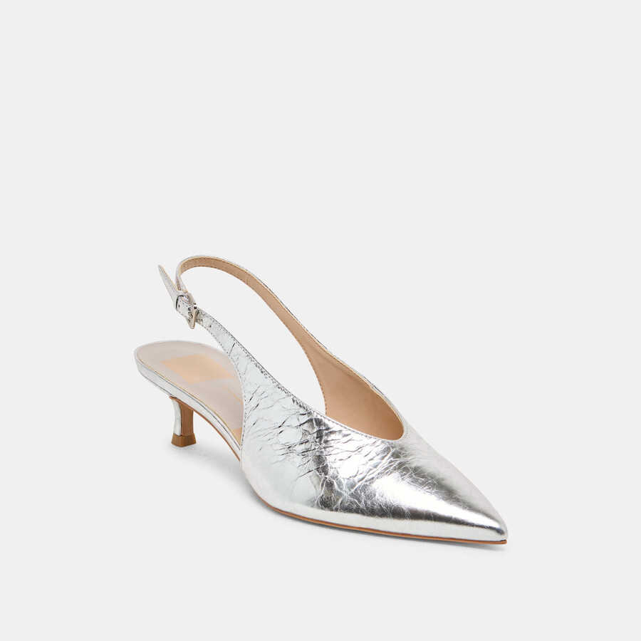 alenna heels argento pelle invecchiata
