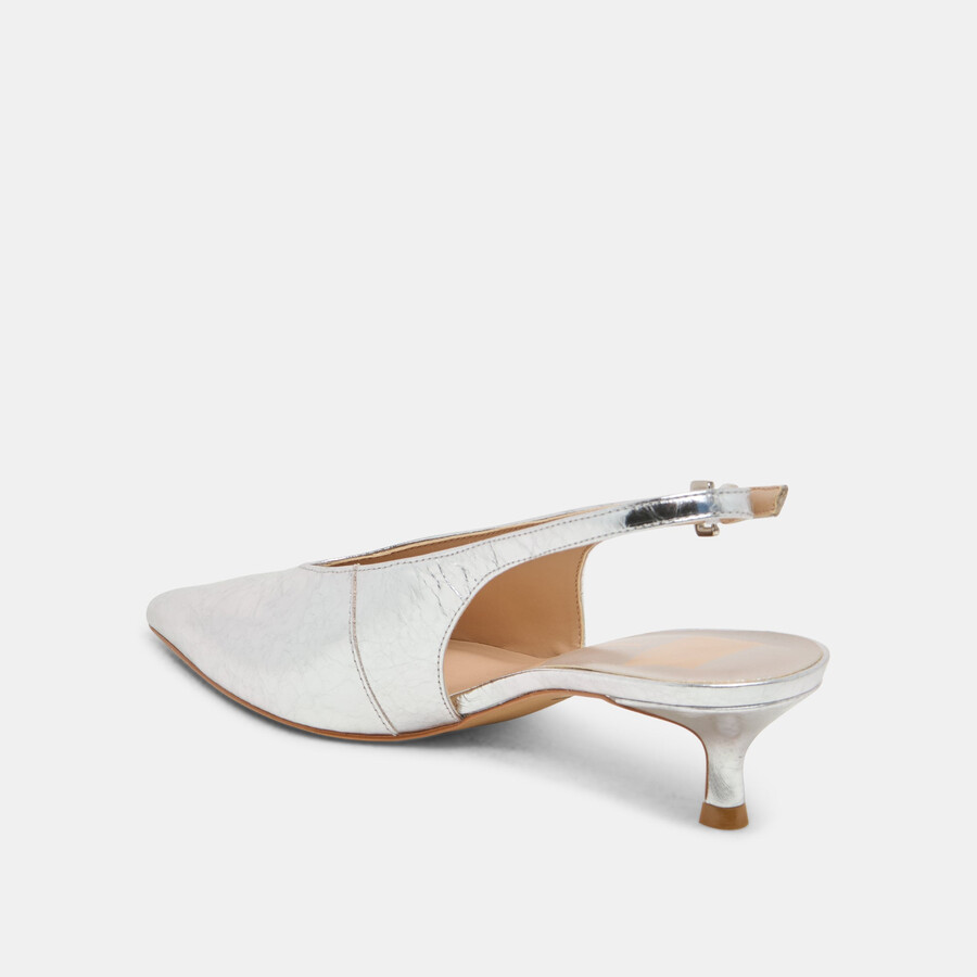 alenna heels argento pelle invecchiata
