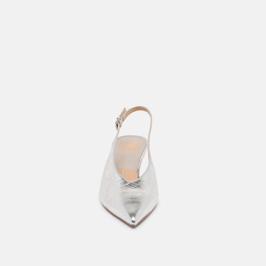 alenna heels argento pelle invecchiata