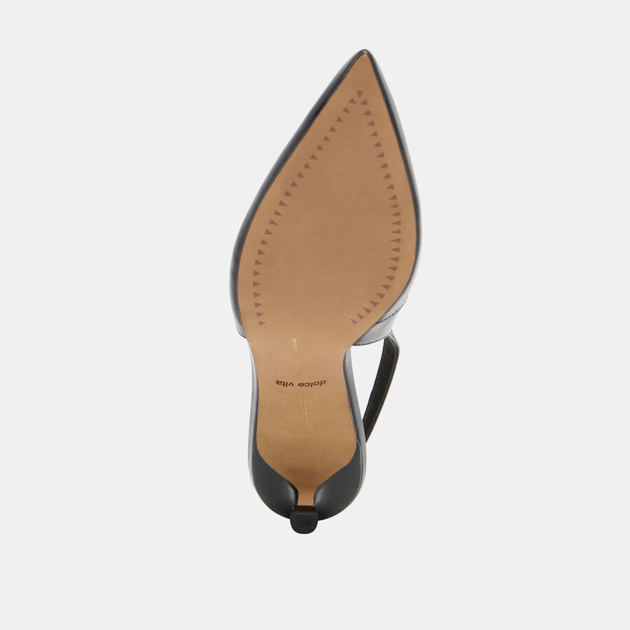 alenna heels midnight crinkle patent