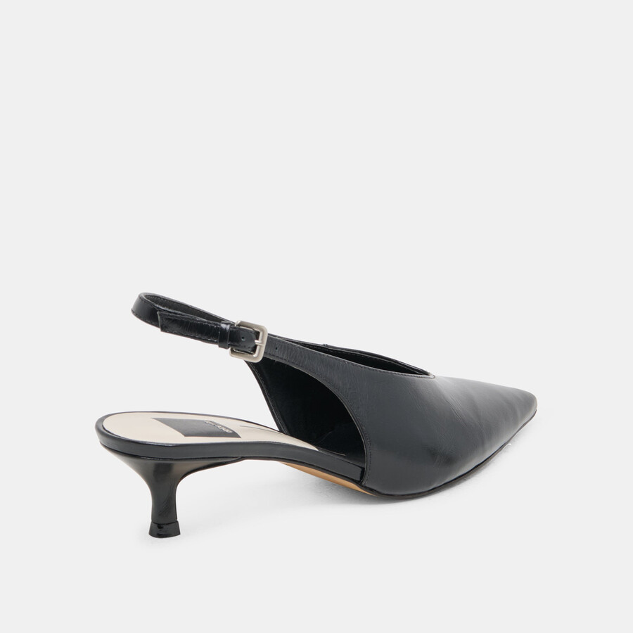 alenna heels midnight crinkle patent