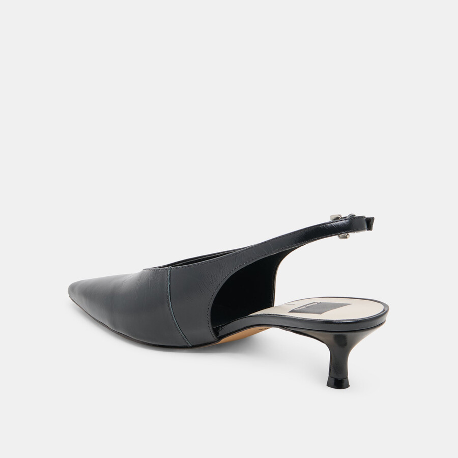 alenna heels midnight crinkle patent