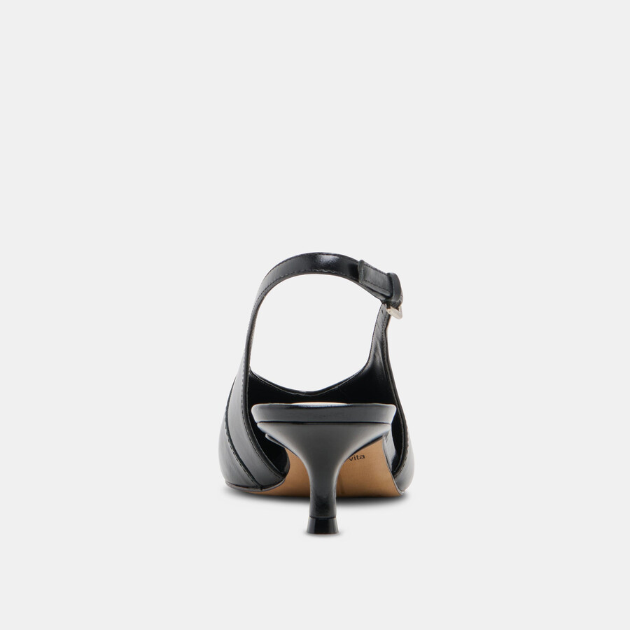 alenna heels midnight crinkle patent