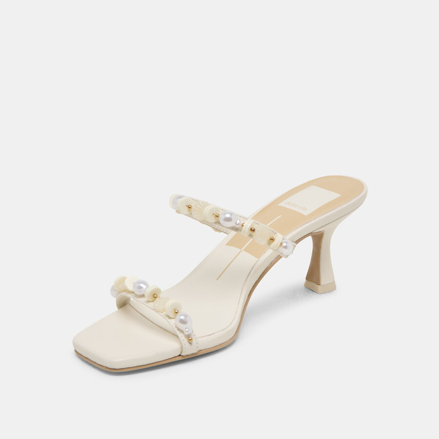 tacchi grason in pelle bianca