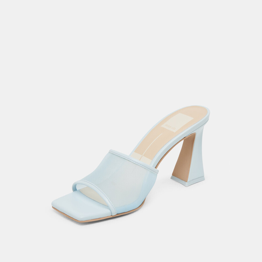 tacchi narda ice blue mesh