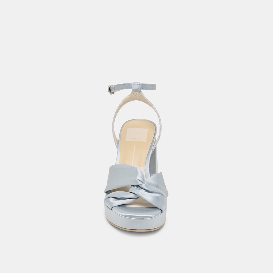 parlo heels raso azzurro chiaro
