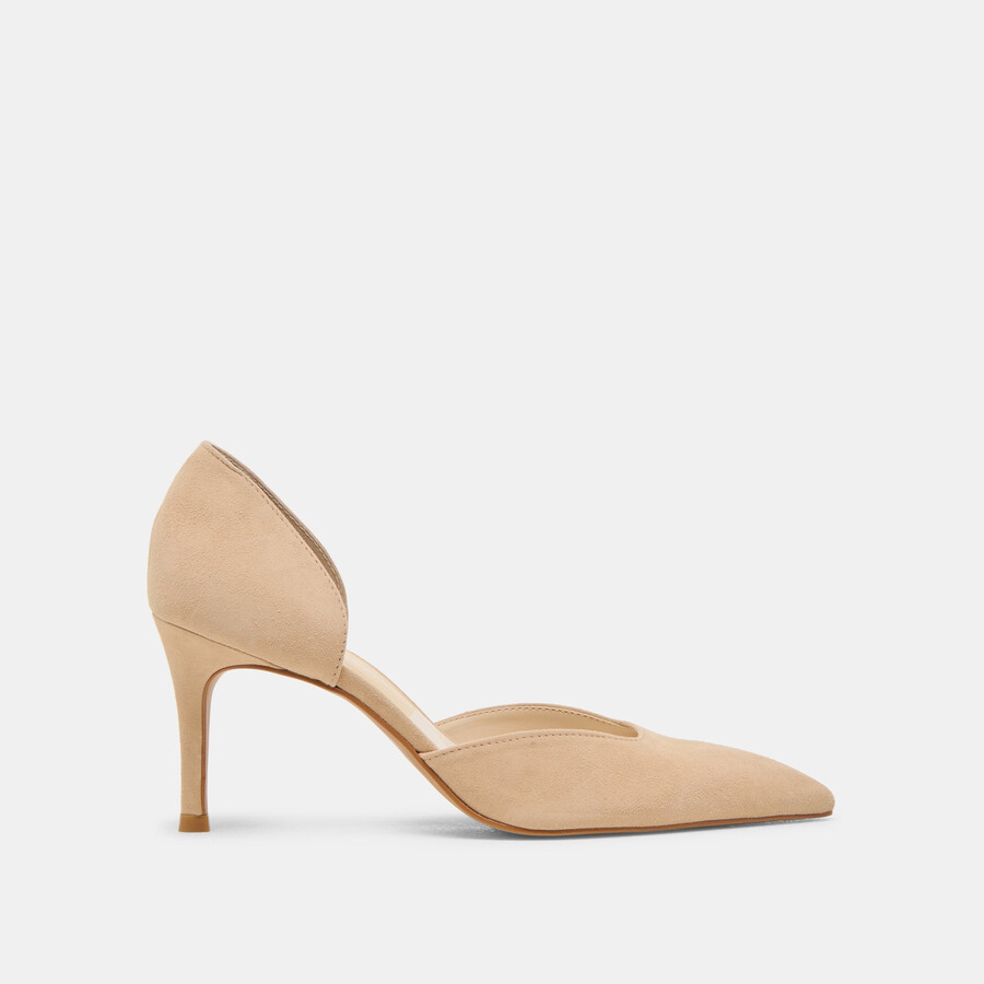 eloy heels in pelle scamosciata marrone chiaro