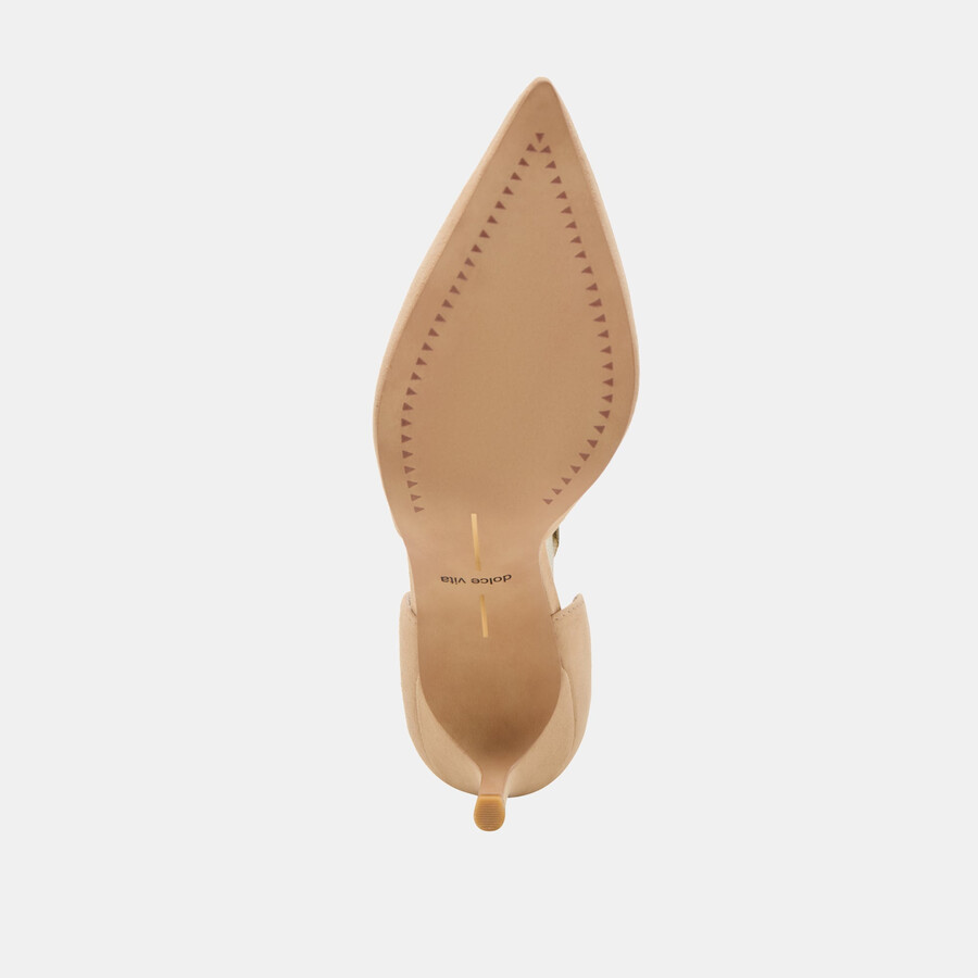 eloy heels in pelle scamosciata marrone chiaro