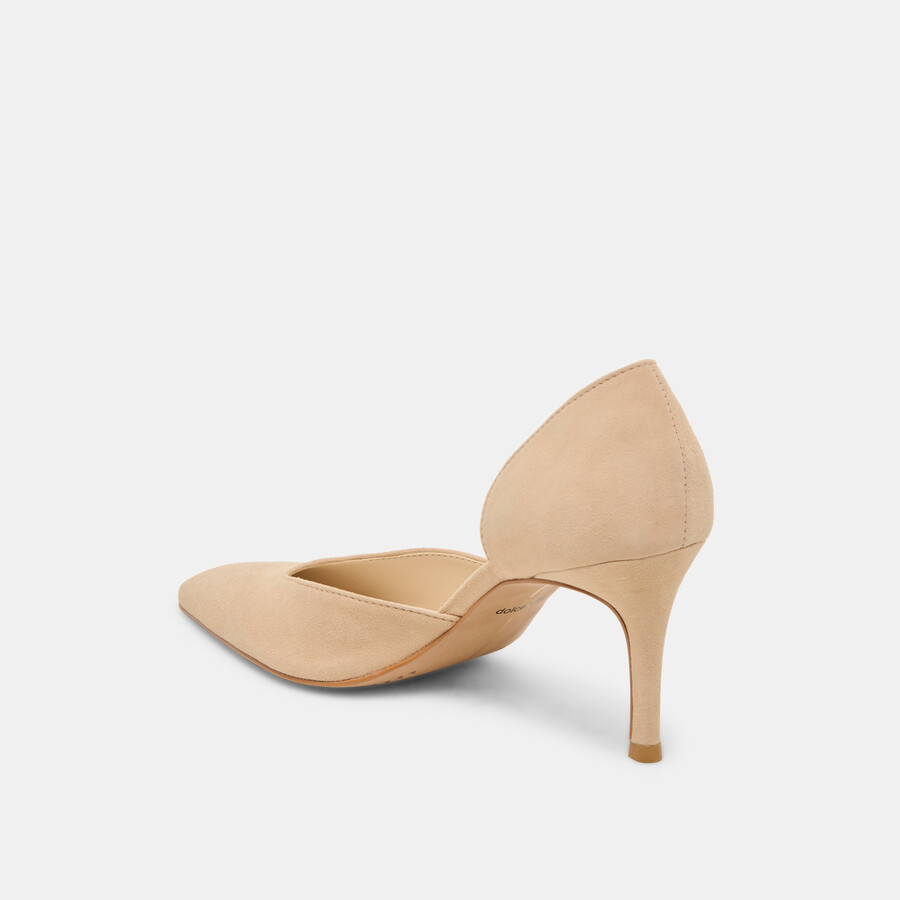 eloy heels in pelle scamosciata marrone chiaro