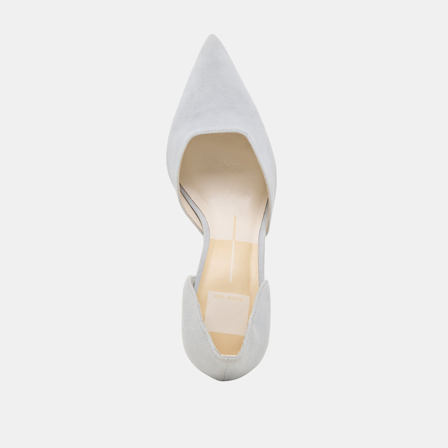 eloy heels in camoscio azzurro chiaro