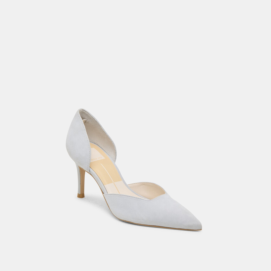 eloy heels in camoscio azzurro chiaro