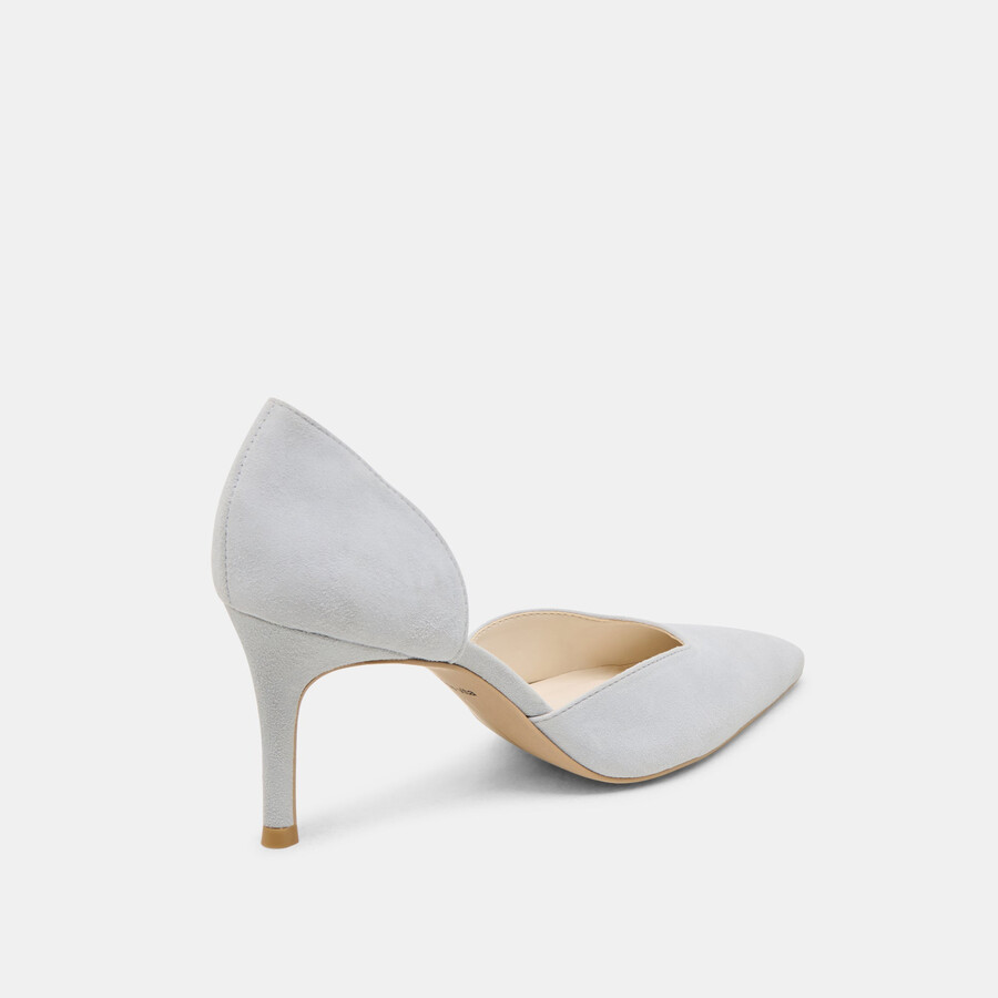 eloy heels in camoscio azzurro chiaro