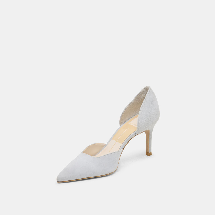 eloy heels in camoscio azzurro chiaro