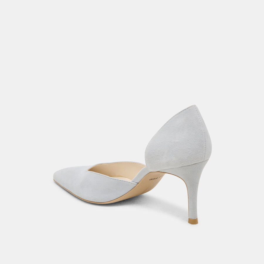 eloy heels in camoscio azzurro chiaro