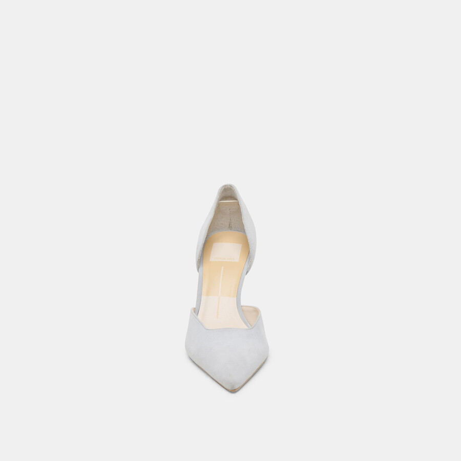 eloy heels in camoscio azzurro chiaro