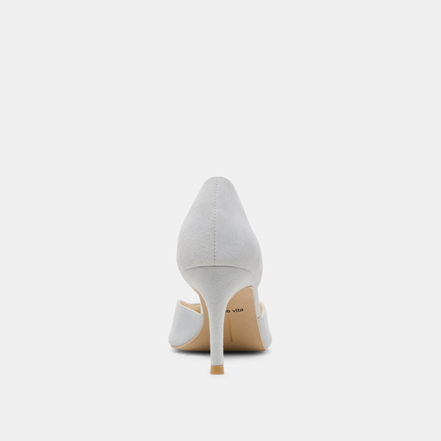 eloy heels in camoscio azzurro chiaro