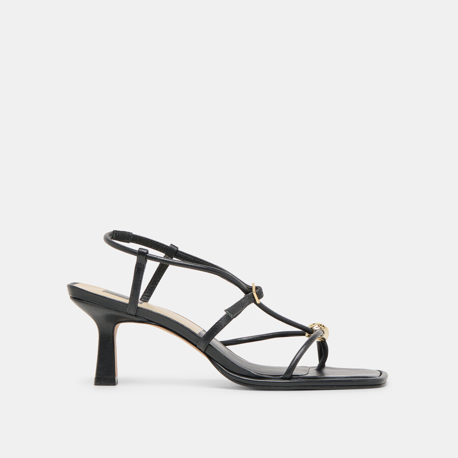 mylee heels pelle nera