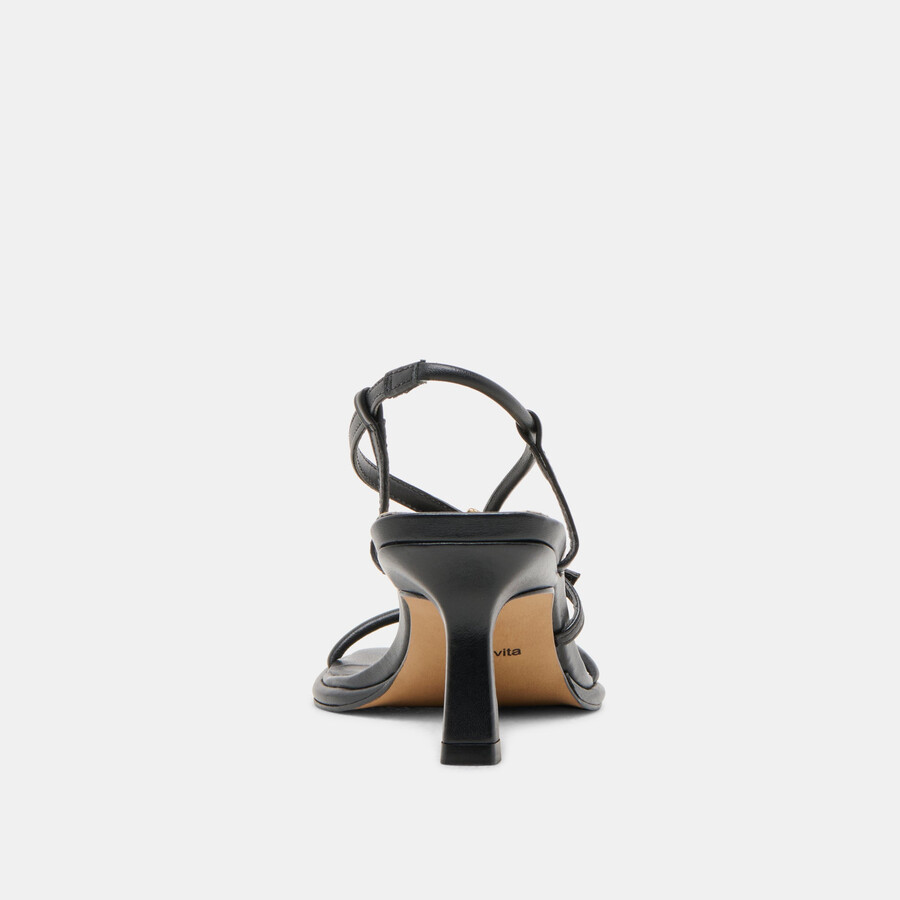 mylee heels pelle nera