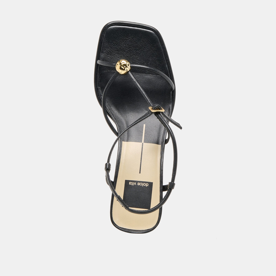 mylee heels pelle nera