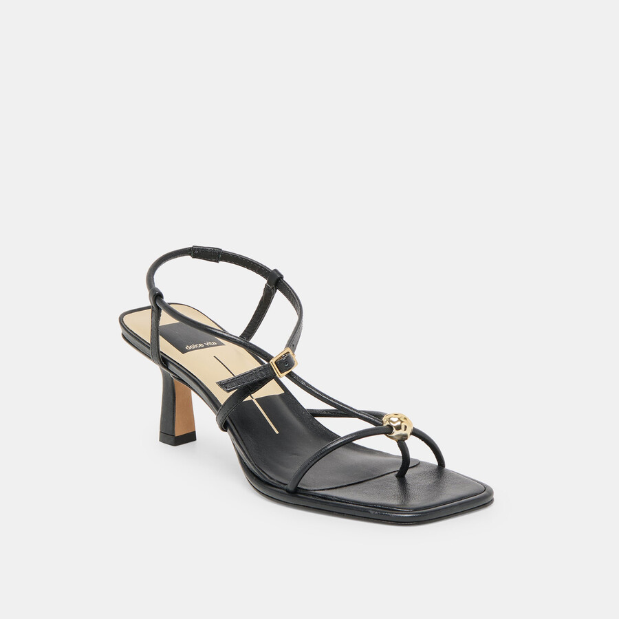 mylee heels pelle nera