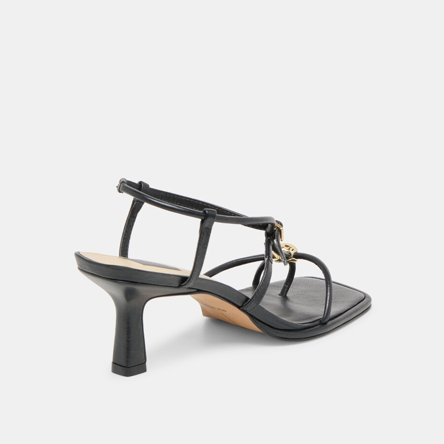 mylee heels pelle nera