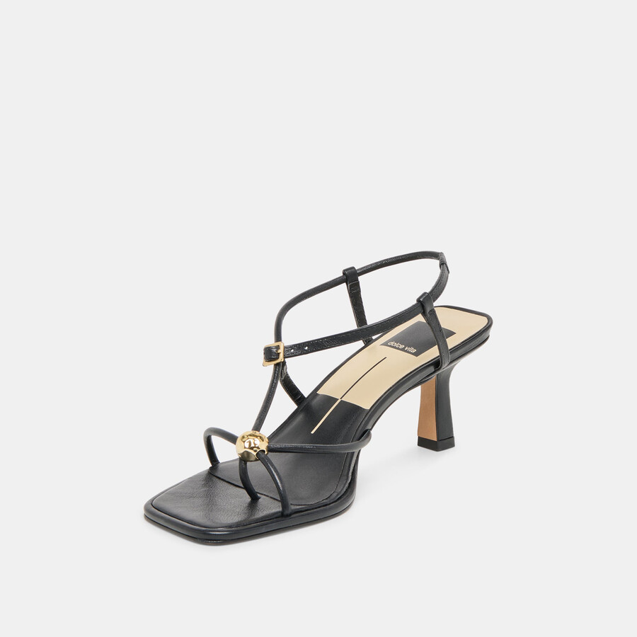 mylee heels pelle nera