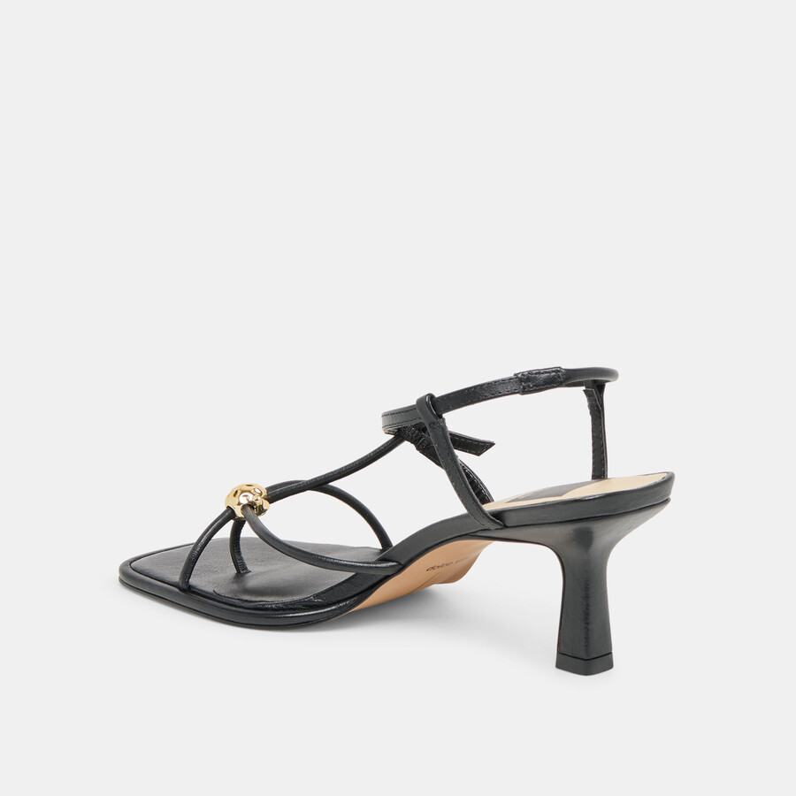 mylee heels pelle nera