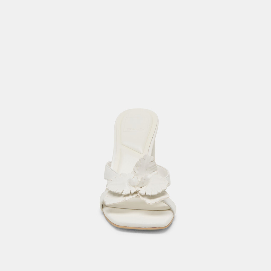 tacchi nikil in pelle bianca
