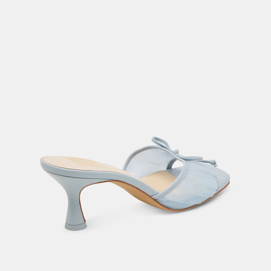 tacchi galen in tulle azzurro chiaro