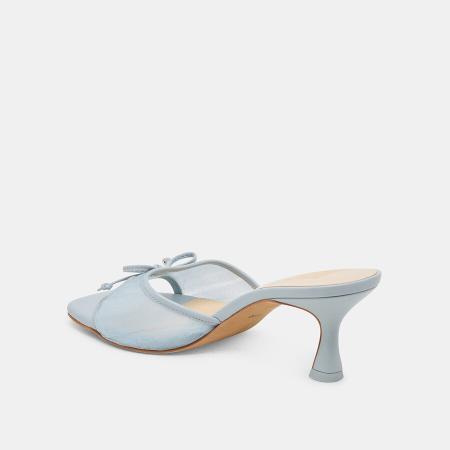 tacchi galen in tulle azzurro chiaro