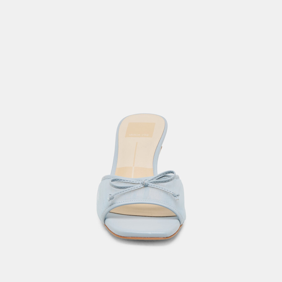 tacchi galen in tulle azzurro chiaro