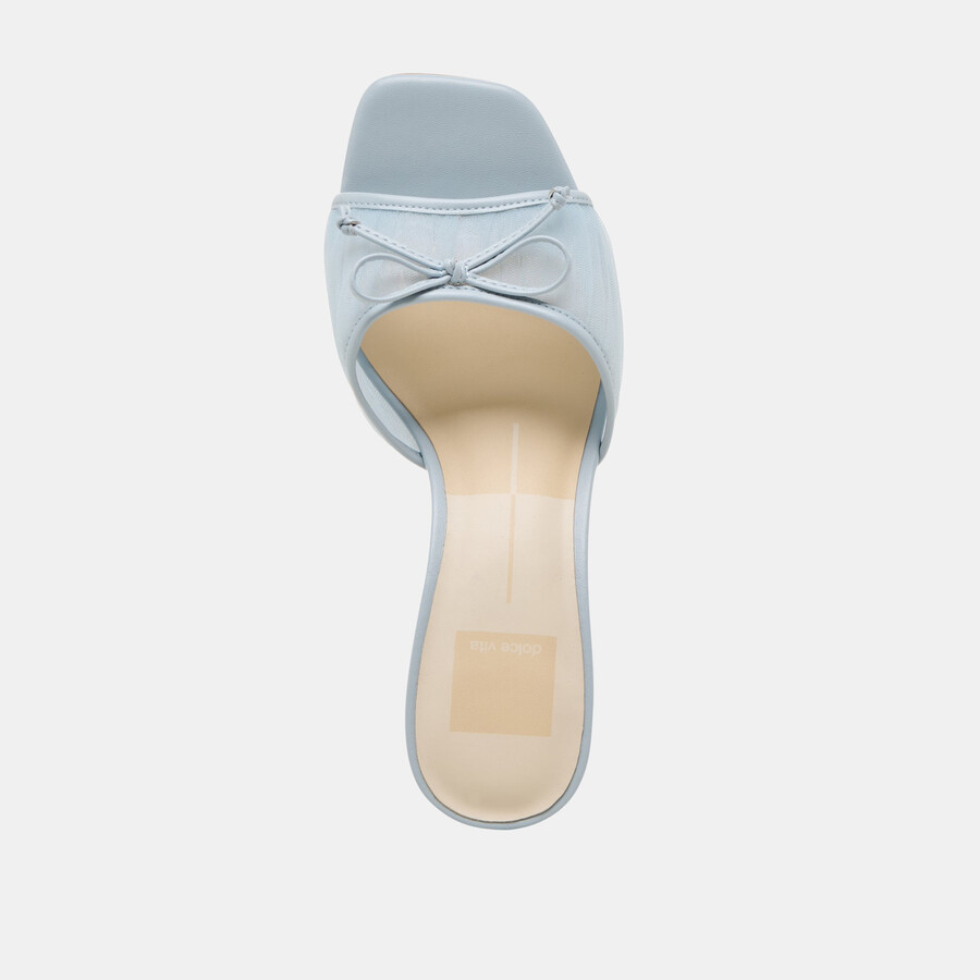 tacchi galen in tulle azzurro chiaro