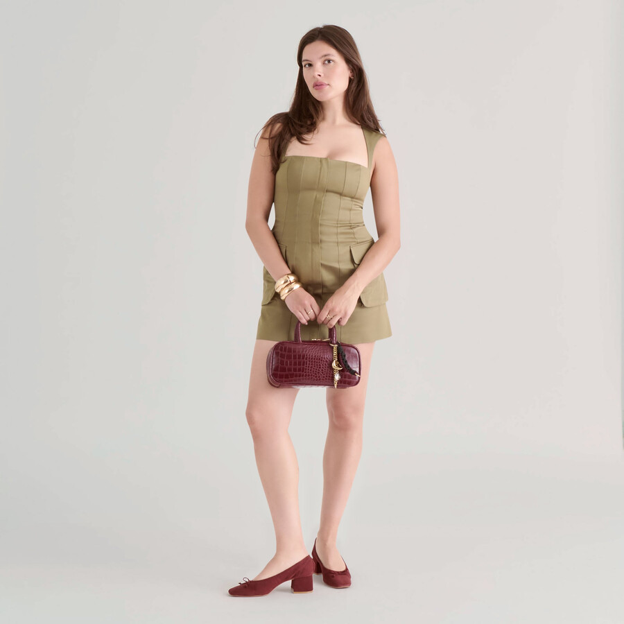 scarpe karmin in camoscio color brandy