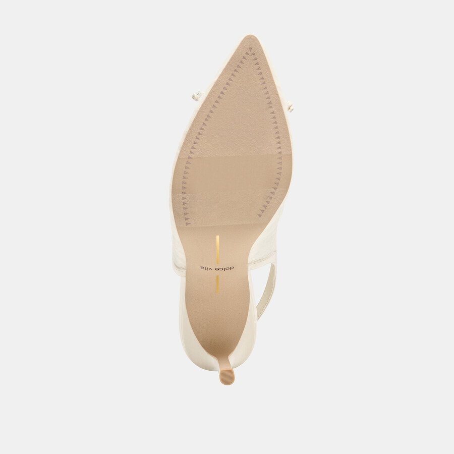 yela heels white tulle
