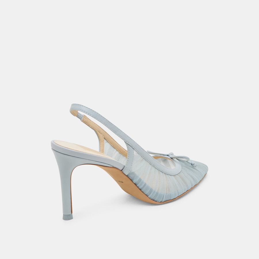 yela heels tulle azzurro chiaro