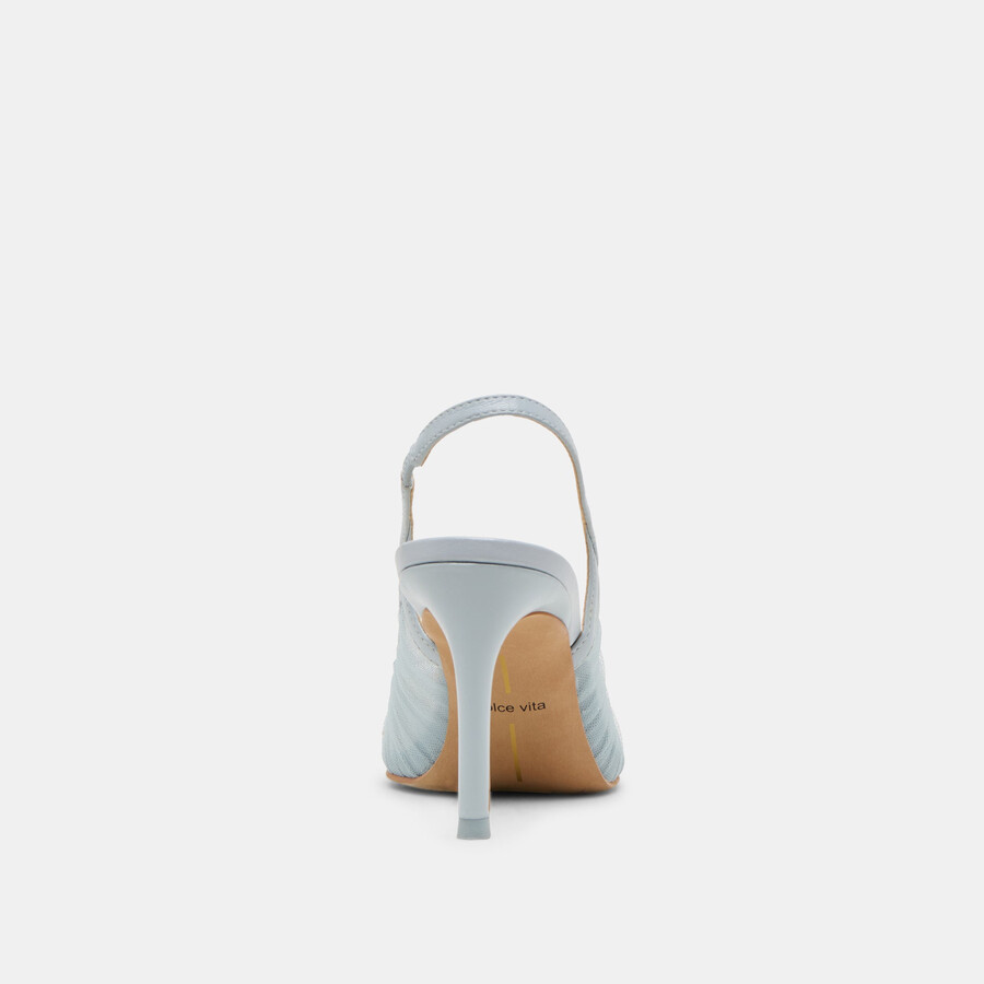 yela heels tulle azzurro chiaro