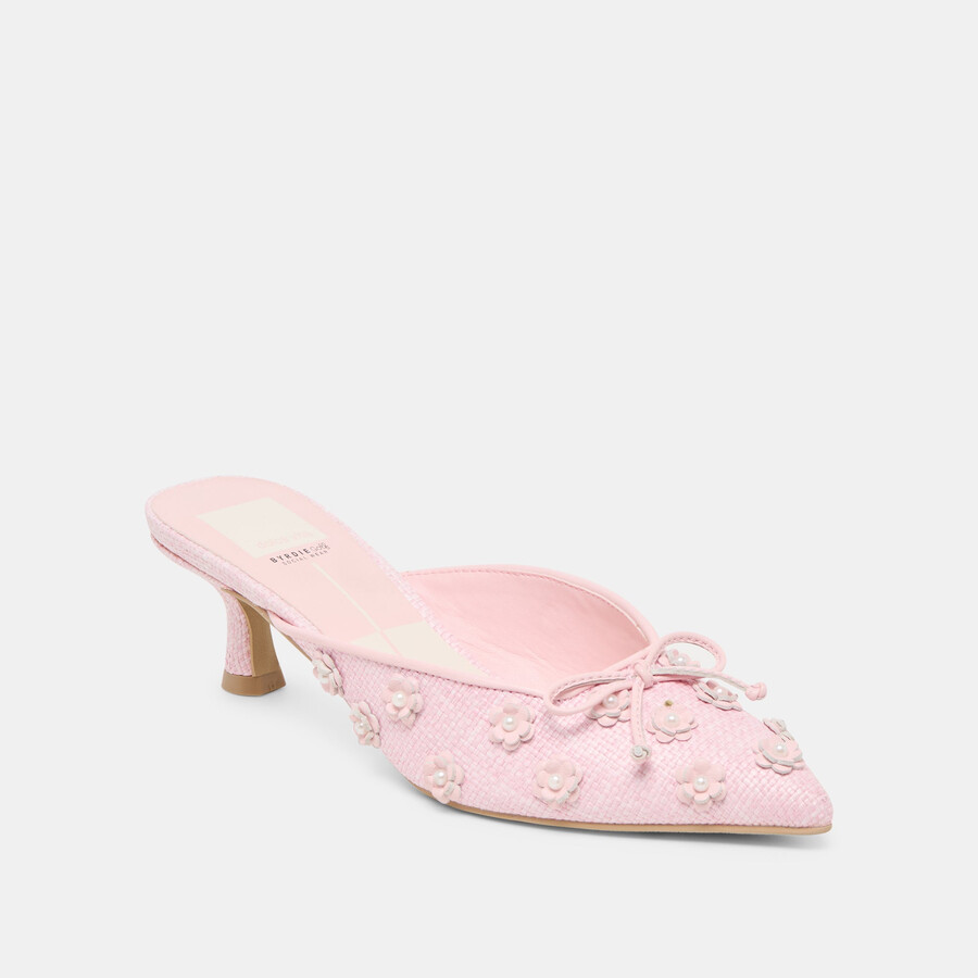camilo x byrdie golf tacco largo rafia rosa