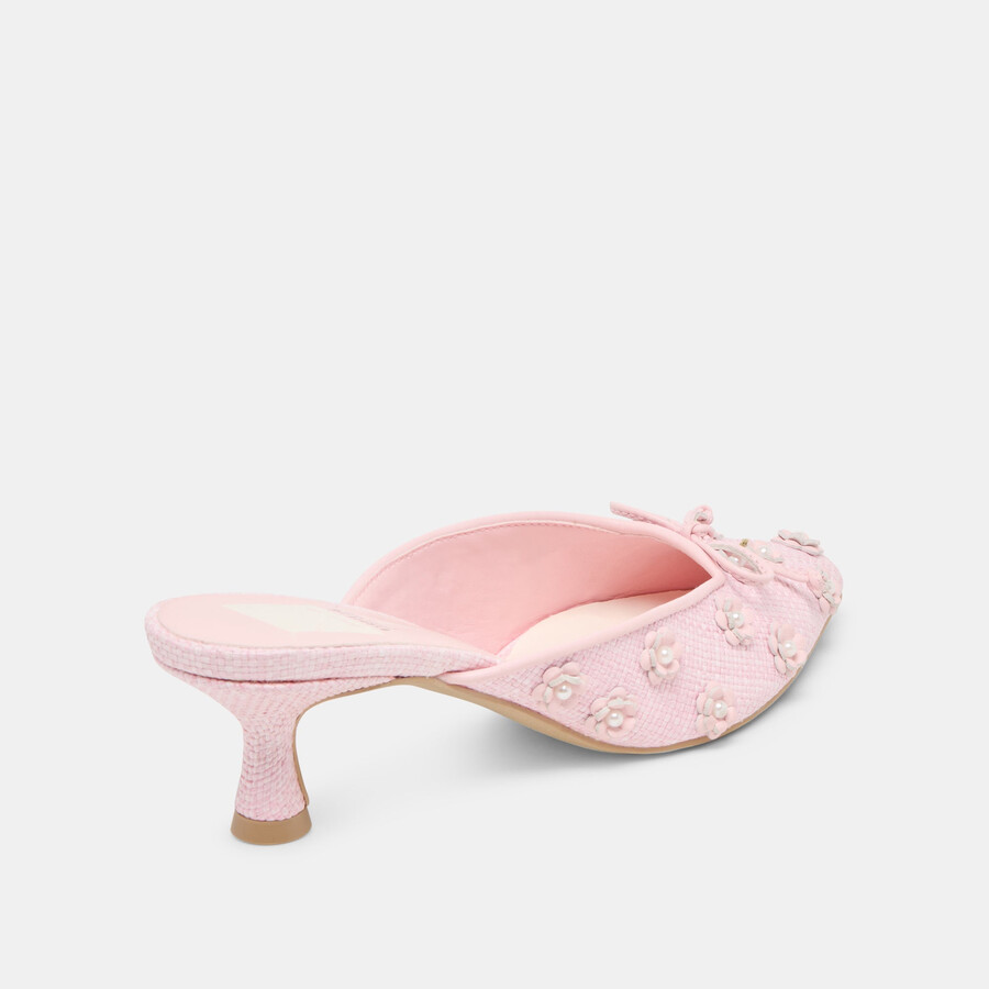 camilo x byrdie golf tacco largo rafia rosa