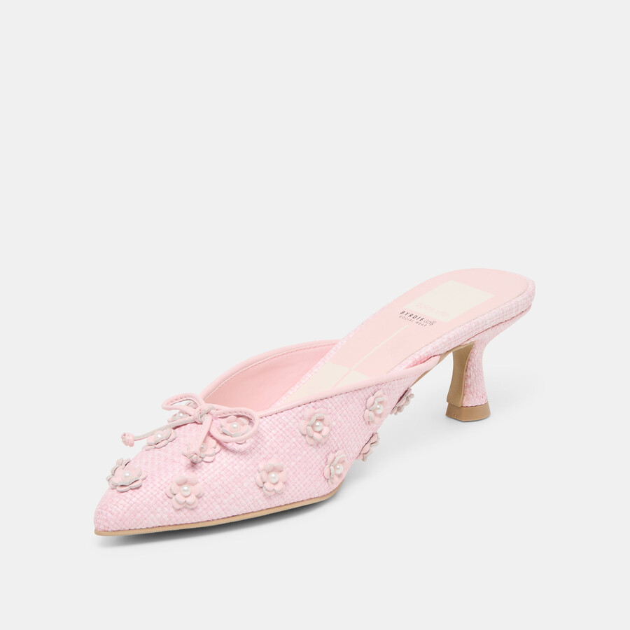 camilo x byrdie golf tacco largo rafia rosa