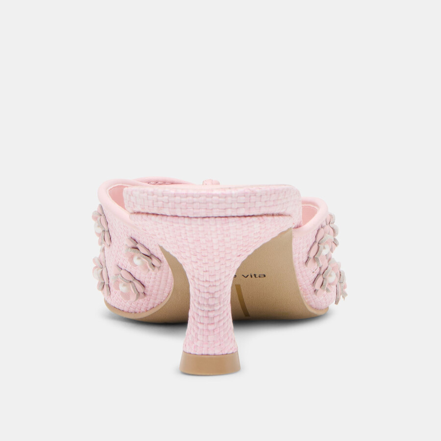 camilo x byrdie golf tacco largo rafia rosa