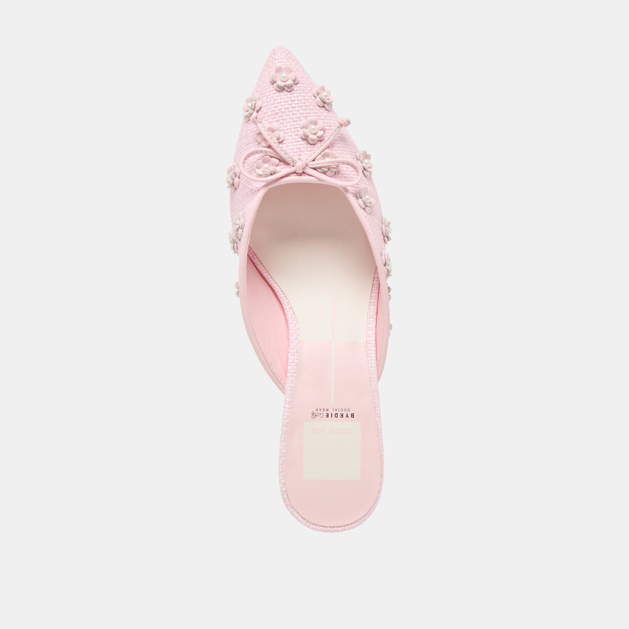 camilo x byrdie golf tacco largo rafia rosa
