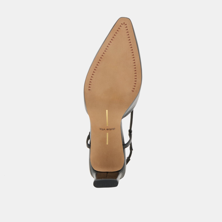 ginay heels pelle nera