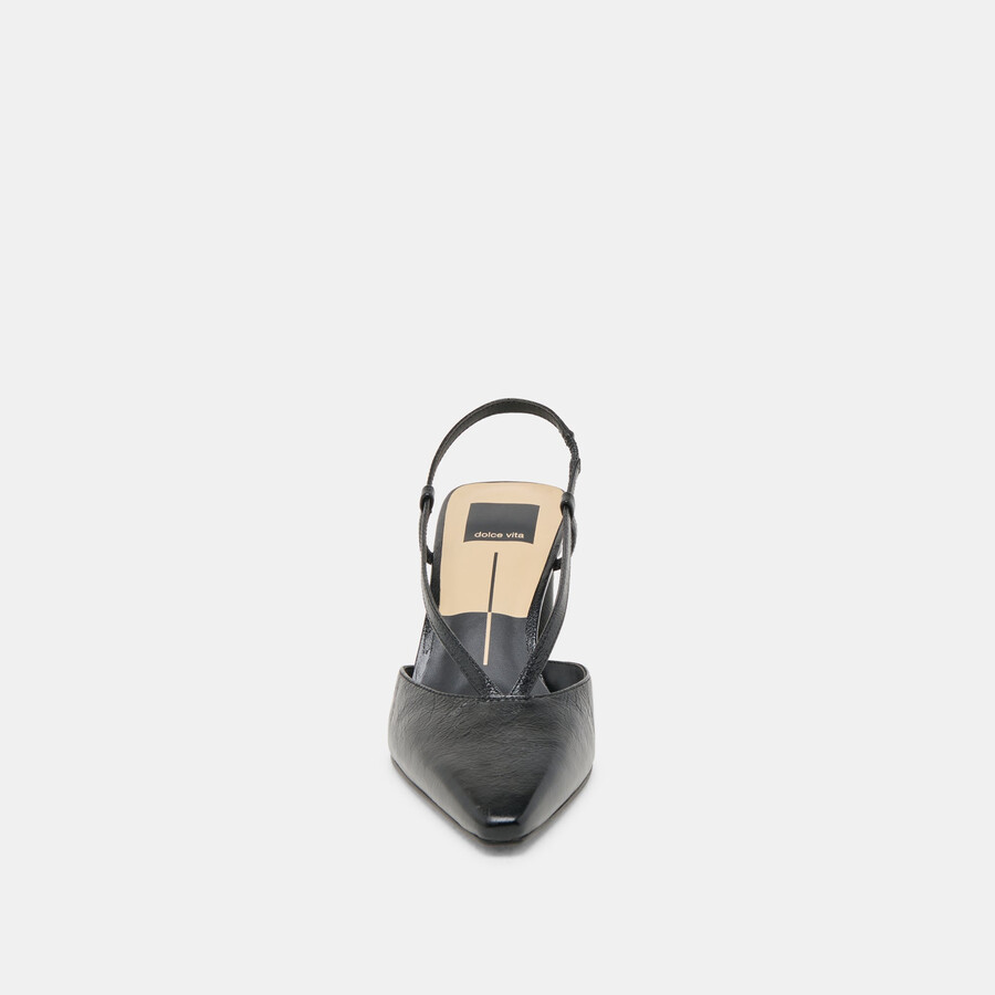 ginay heels pelle nera