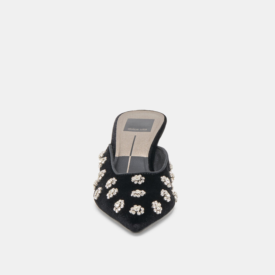 clara heels nero velvet