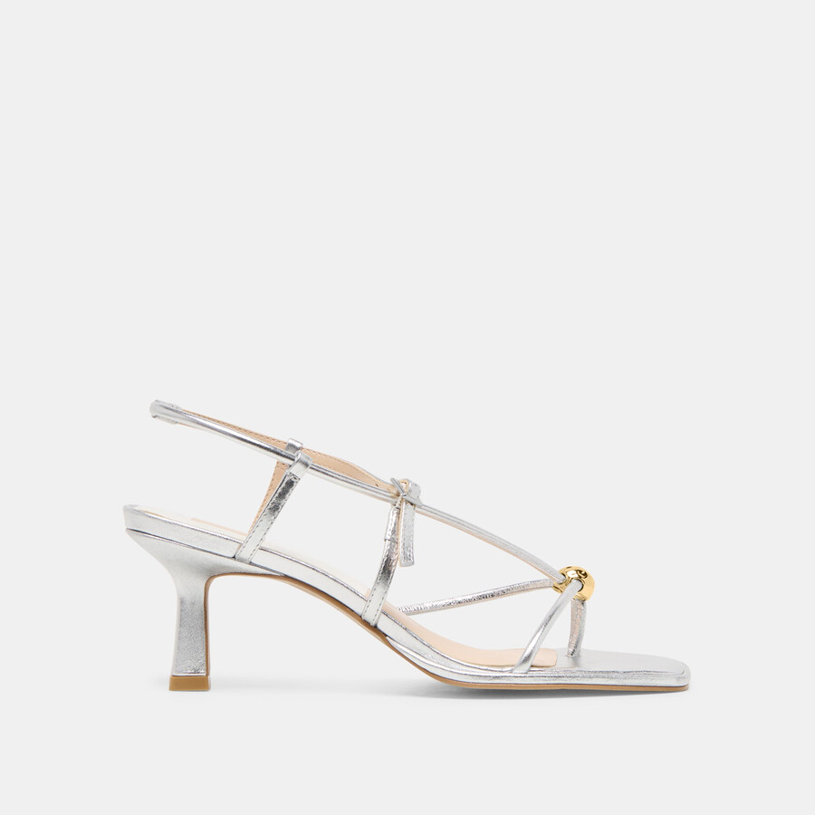 mylee heels argento pelle invecchiata