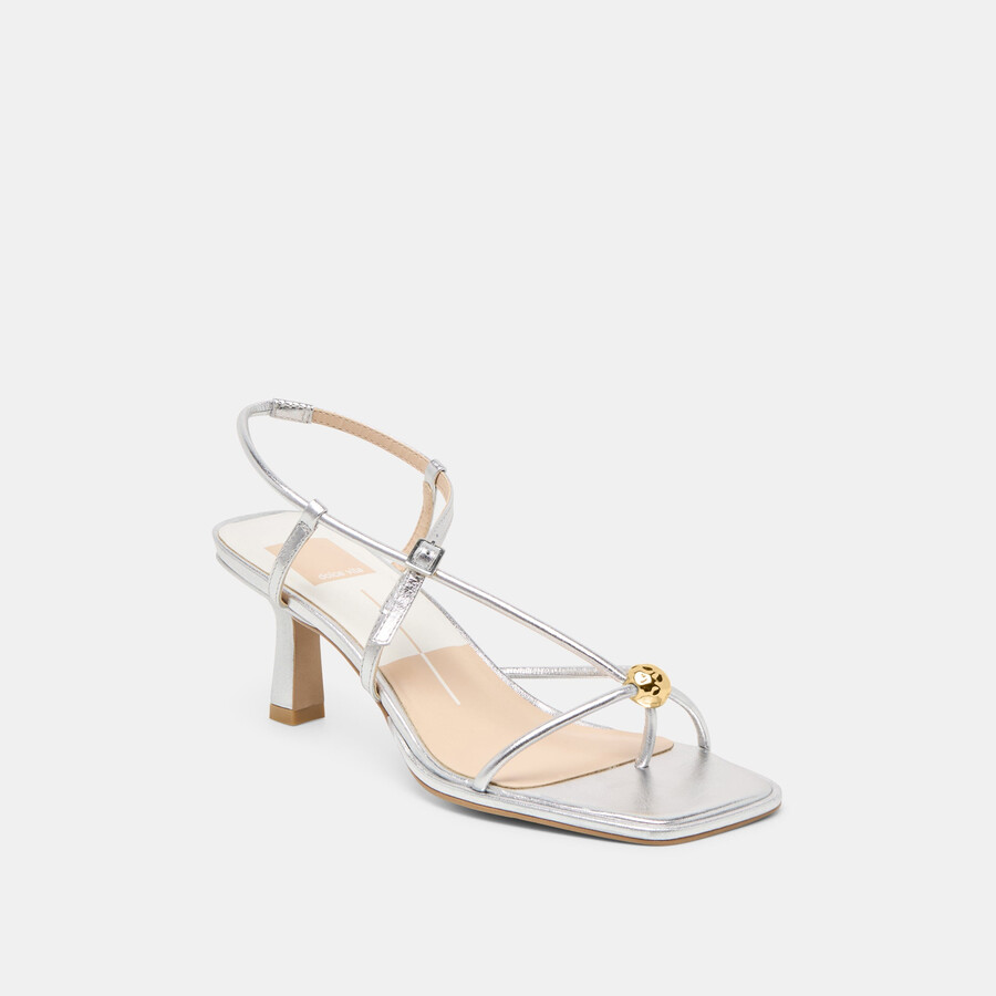 mylee heels argento pelle invecchiata