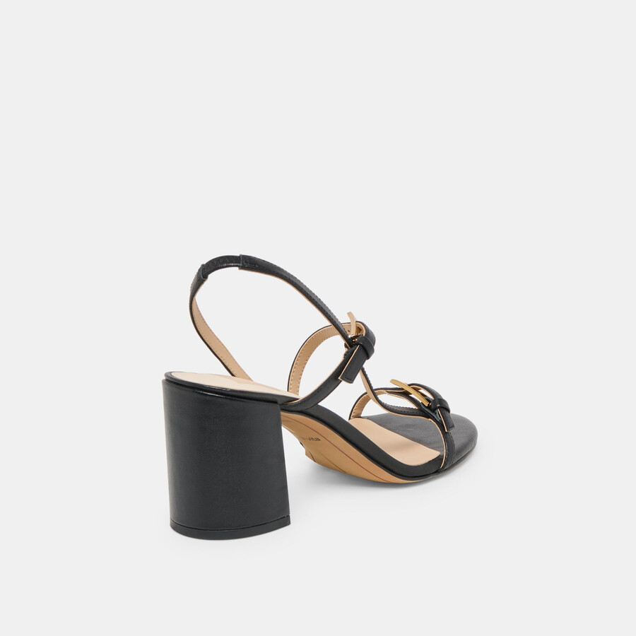 tacchi faye in pelle nera